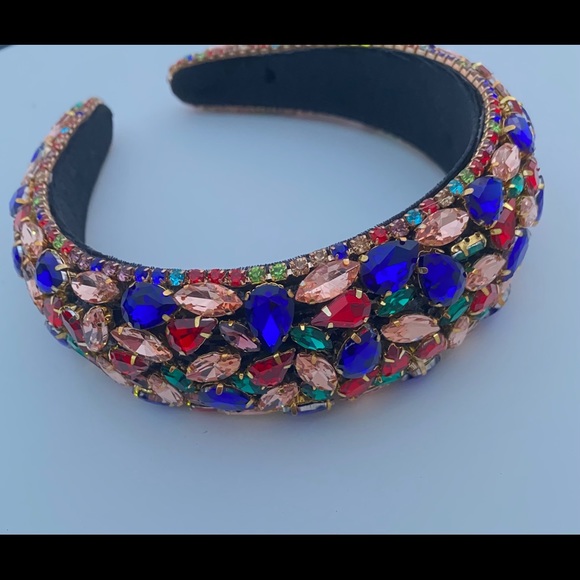 Bossed up blinged out rhinestone headband …Tis the Season main image 6